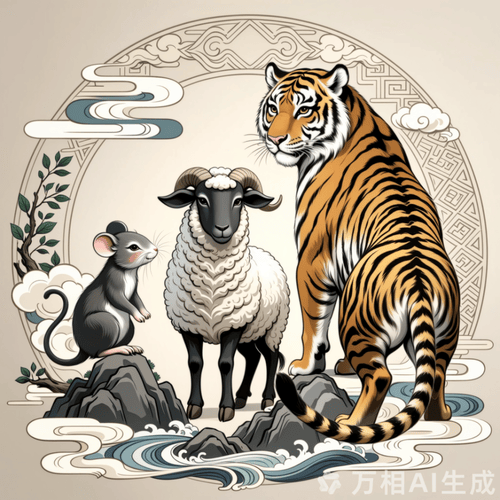 大好山河与生肖共舞，探索自然与文化的和谐之美