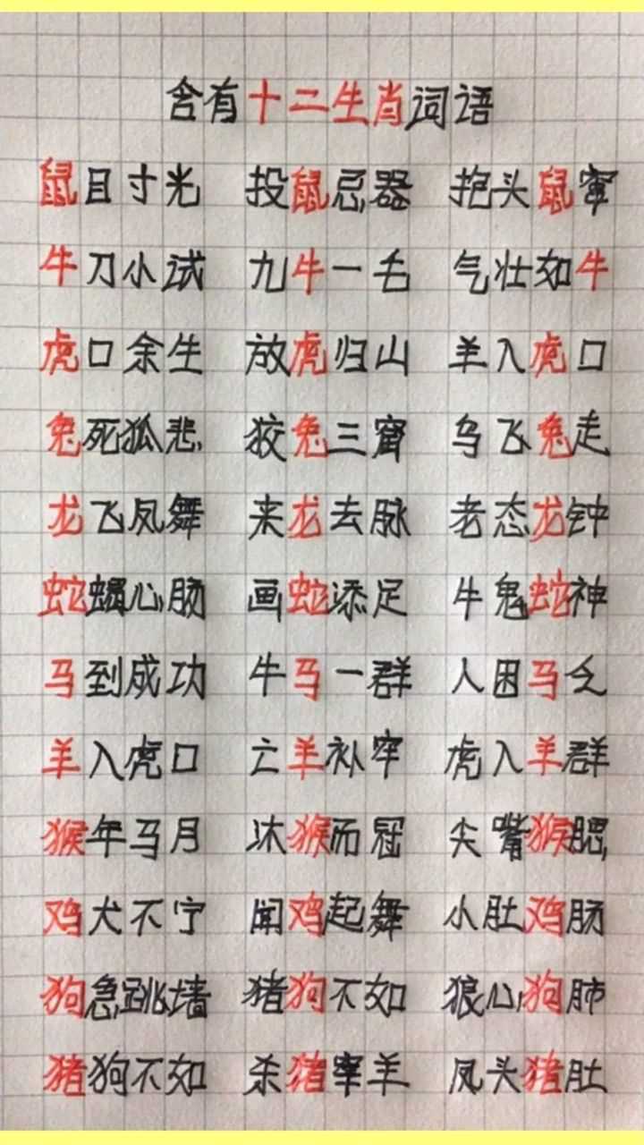 与12生肖有关的成语，谁来落实解答？