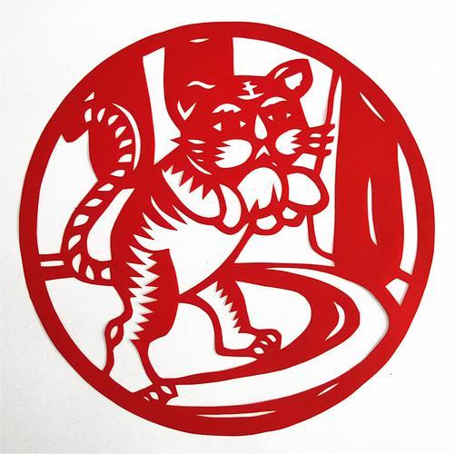 简易十二生肖剪纸图片，传统文化的现代传承
