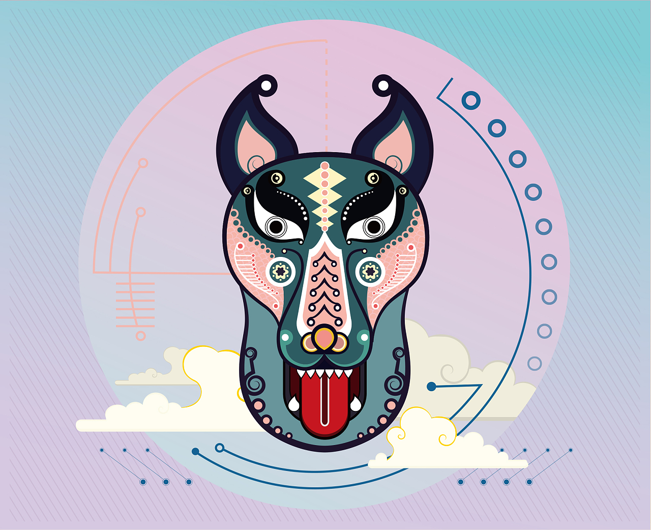 剪纸艺术，十二生肖图案大全的创意与传承