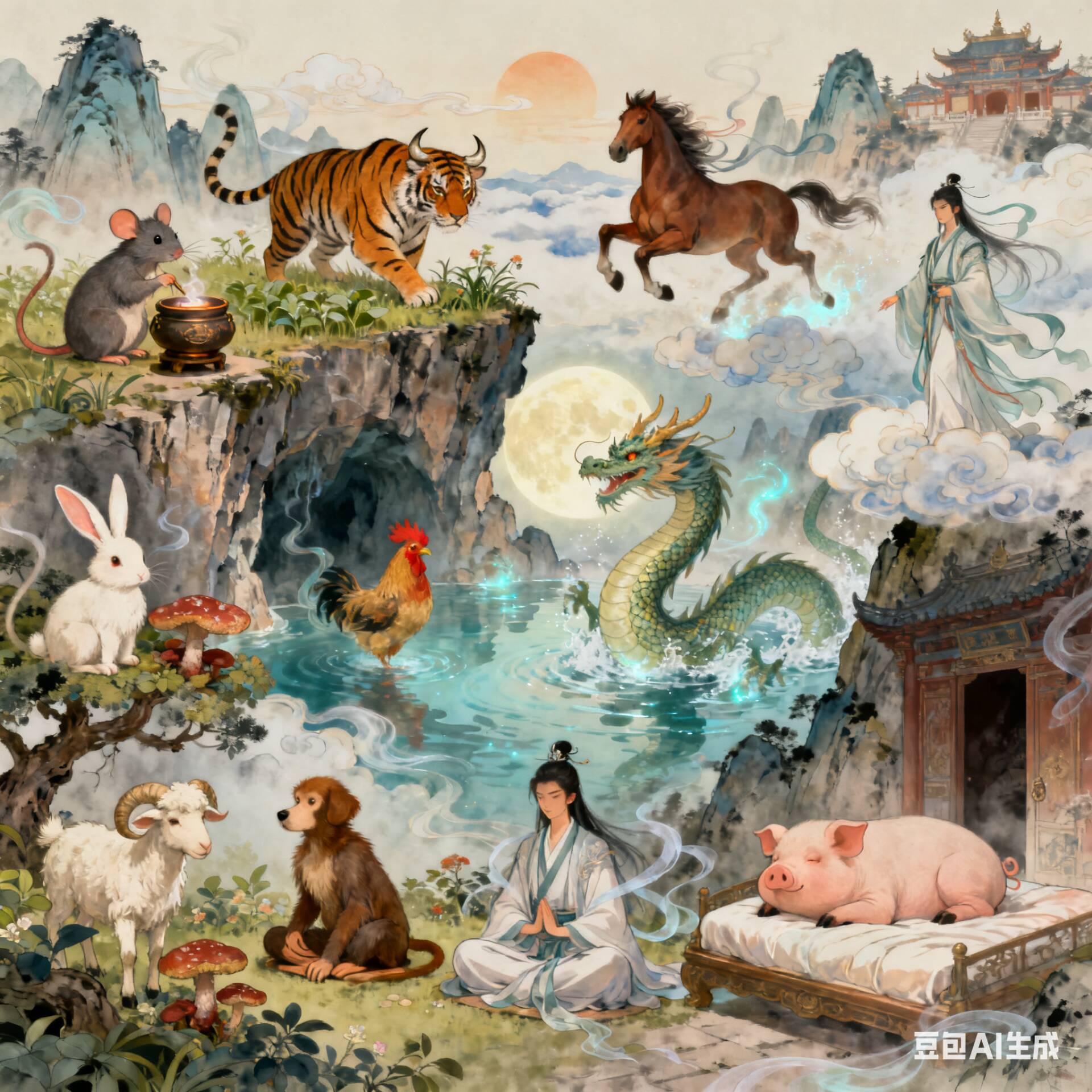 揭秘八卦转定火炼金,猜一生肖的神秘之旅 揭秘八卦转定火炼金,猜一生肖的神秘之旅