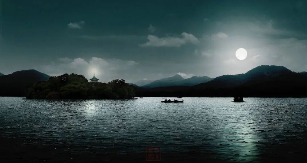 船泊浔阳月夜天，不羁之选