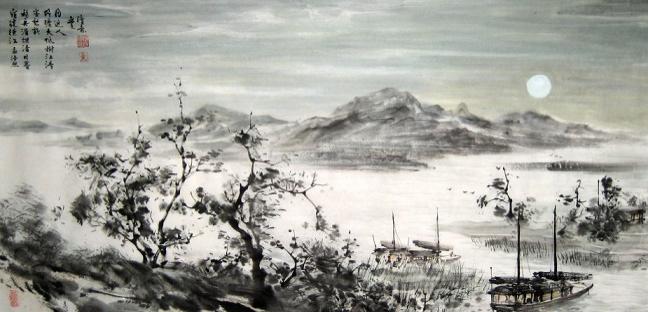 船泊浔阳月夜天，不羁之选