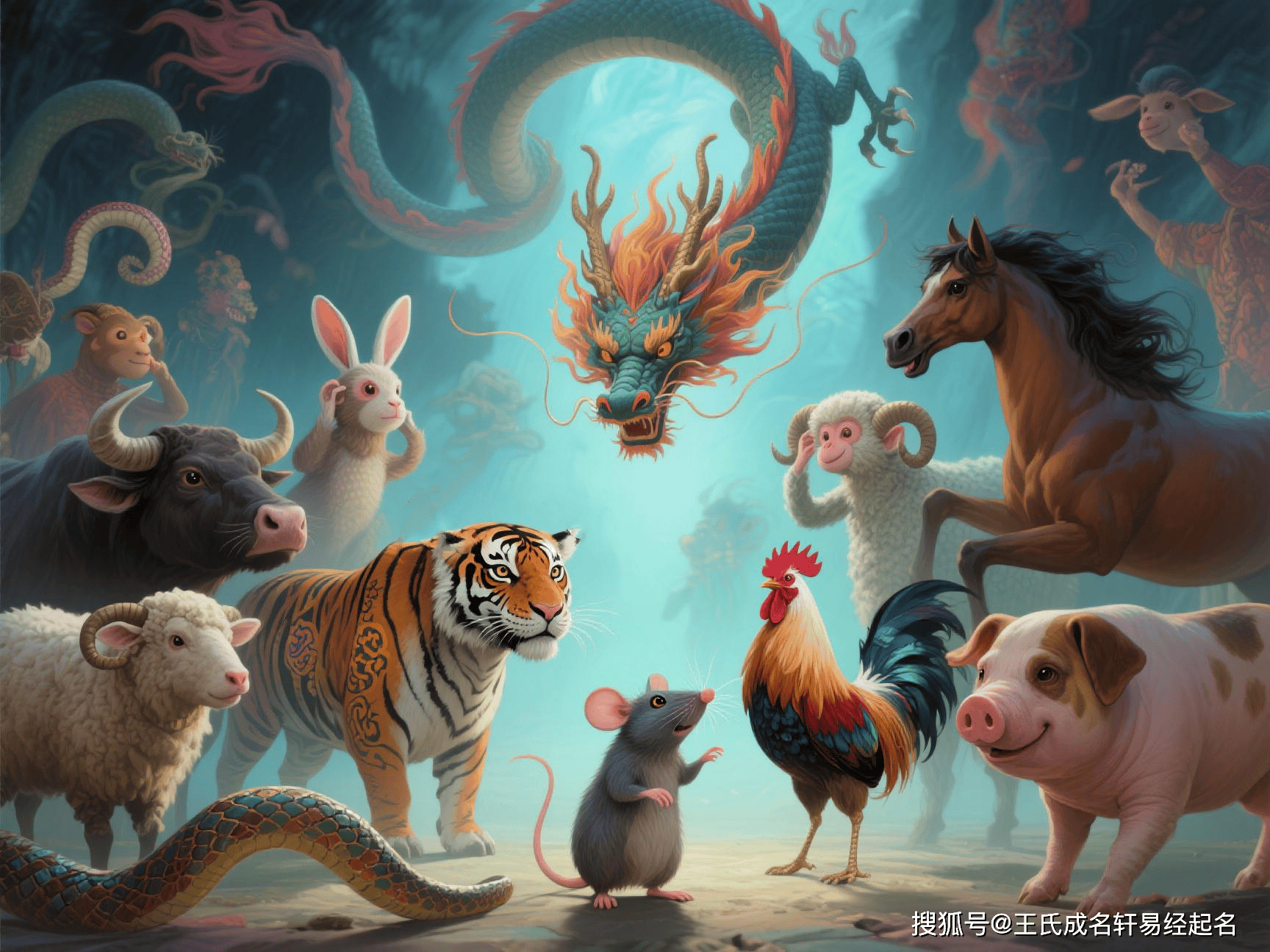 福禄寿，生肖中的和谐共舞