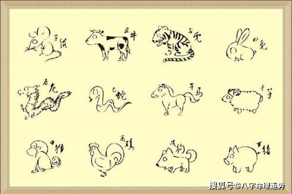 十二生肖顺序排列表，定量解释与文化解读