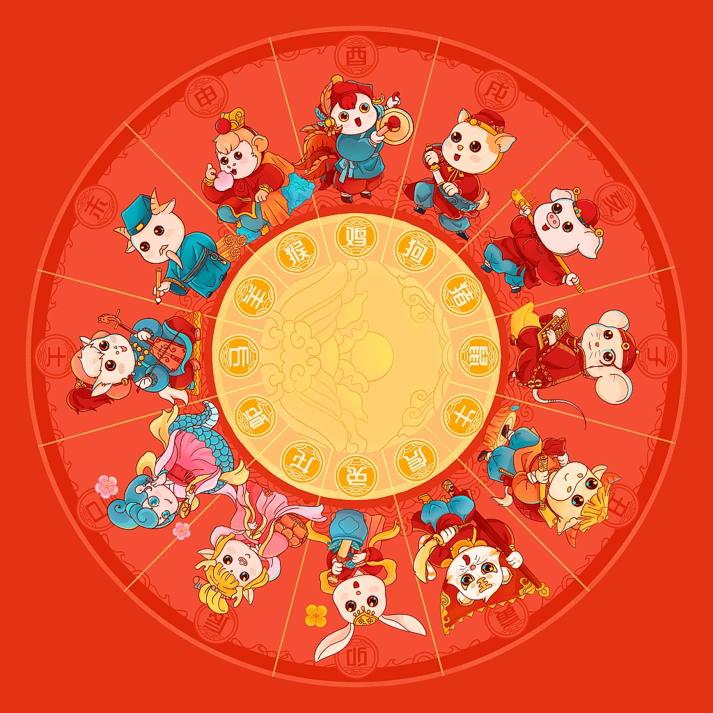 福禄寿，生肖中的和谐共舞